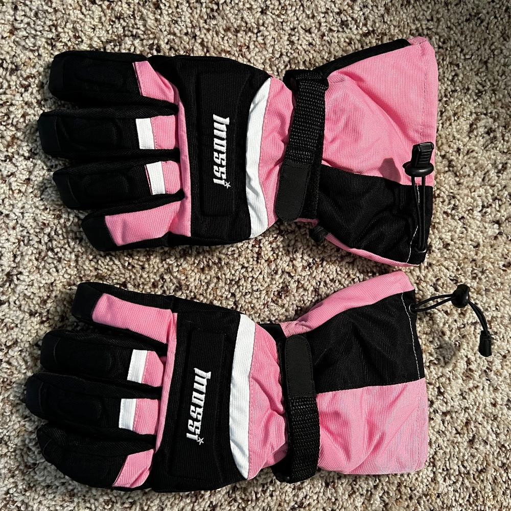 Women's Ski Gloves, Mossi, Small, Pink and Black